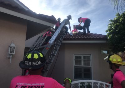 Rescue of an Injured Worker on a Roof