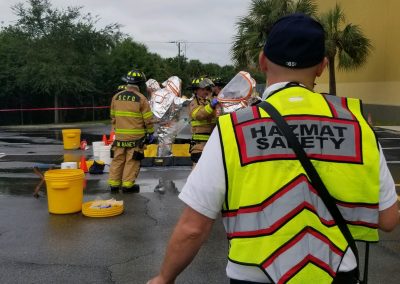 Sarasota County Fire Department & Southern Manatee Fire Rescue District Respond to an Anhydrous Ammonia Leak